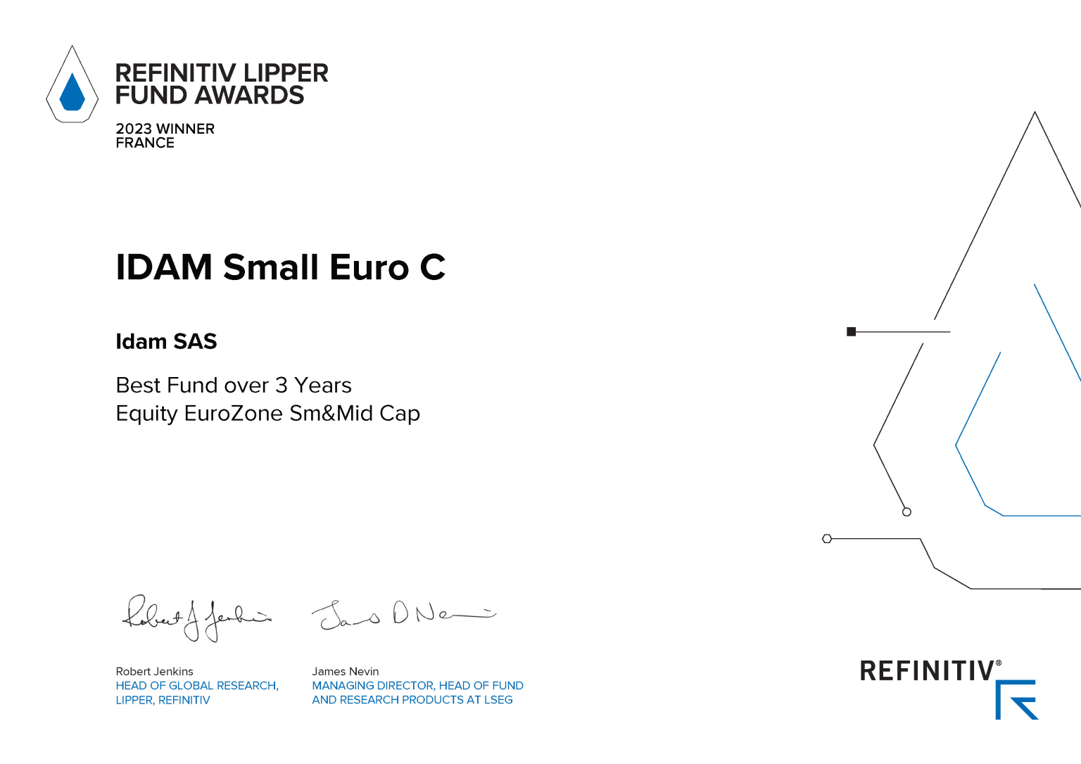 IDAMSmallEuroC lipper-funds-award-Best-Fund-over-3-Years Equity-EuroZone-SmMid-Cap-1536x1086