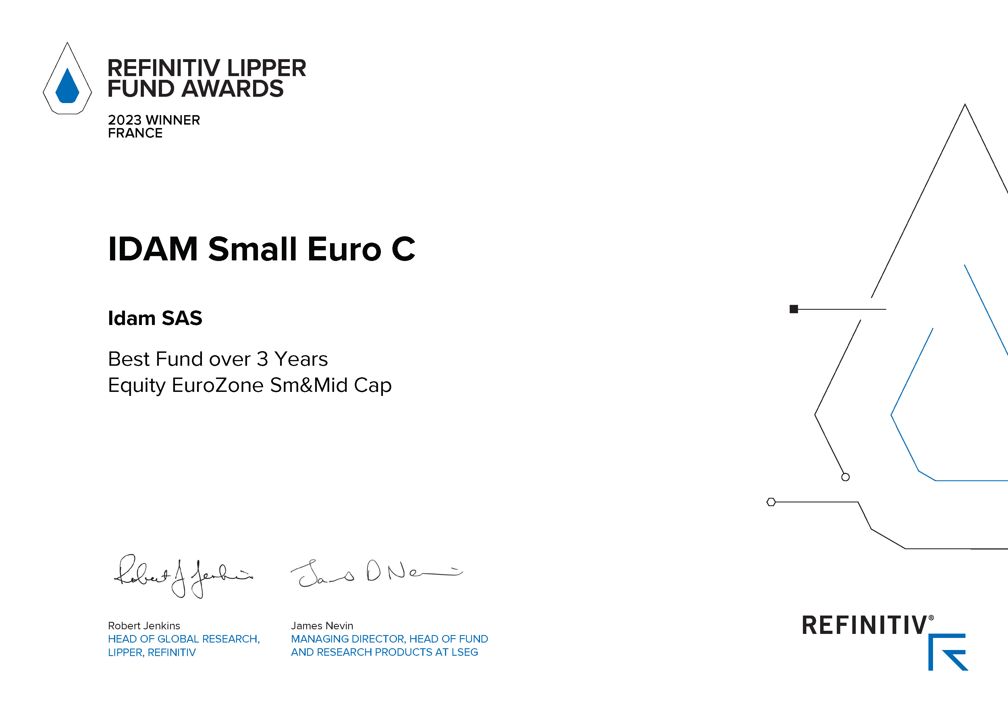 IDAMSmallEuroC lipper-funds-award-Best-Fund-over-3-Years Equity-EuroZone-SmMid-Cap