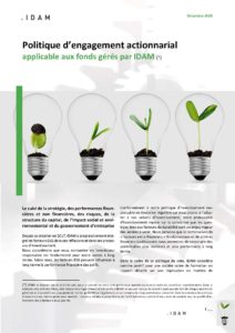 IDAM Politique-dengagement-actionnarial 2020 12 Page-de-garde-212x300